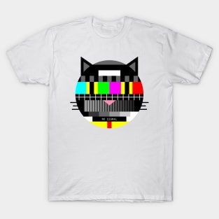 Cat No Signal TV T-Shirt